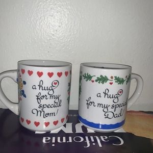 Vintage Abbey Press Mug Mother And Father